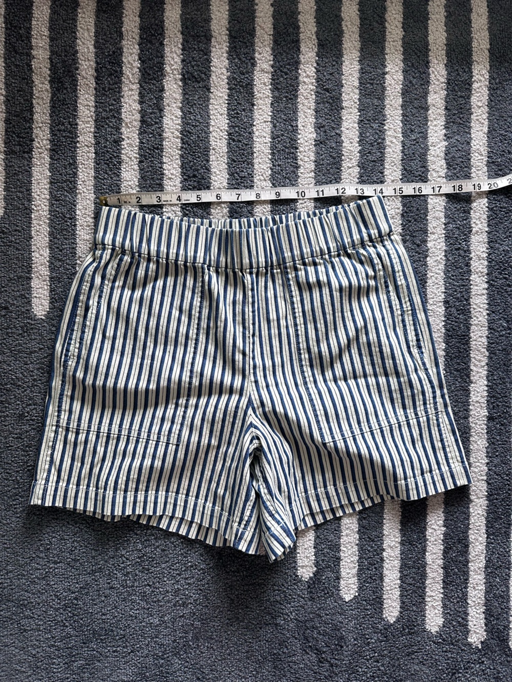 J. Crew Navy and White Striped Women’s Shorts
